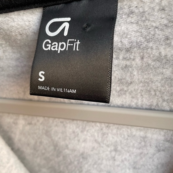 GAP Gray Heathered Zip-Up Jacket with Hood - Picture 3 of 4